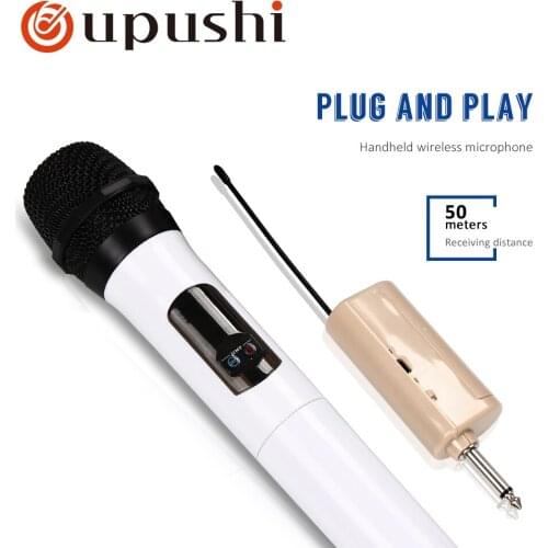 Oupushi smart wireless microphone receive distance far can noise production and clear sound quality L