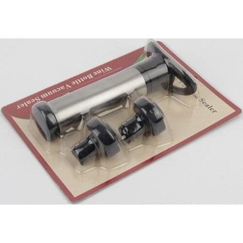 Stainless Steel Vacuum Suction Cylinder Suction Pump Vacuum Wine Plug One Pump Two Plug Red Wine Pump