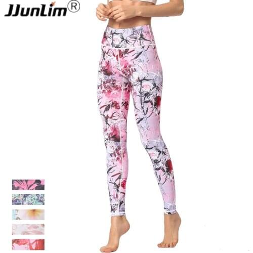 Women Printed Yoga Pants 2019 High Waist Yoga Leggings for Fitness Gym Sports Tight Pants Push Up Running Leggings Sport Trouser