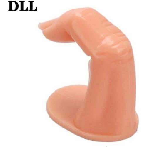 1PC Nail Art Training Practicing Practice Display False Tips Finger Fake Hand Acrylic UV Gel Manicure Tool Salon