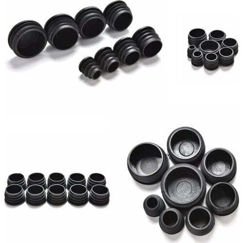 10Pcs/lot Furniture Leg Plug Blanking End Cap Bung For Round Pipe Tube Diameter 16/19/22/25/28/30/32/35mm