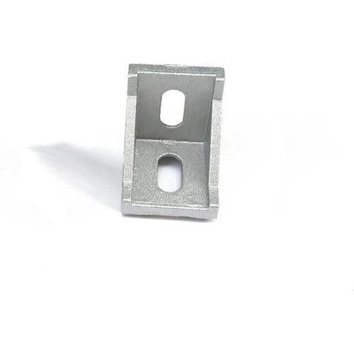 20pcs/lots 4040 corner fitting angle aluminum 40 x 40 L connector bracket fastener match use 4040 industrial aluminum profile