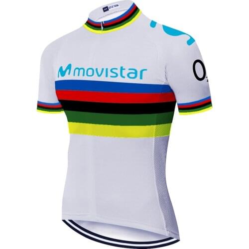 2020 movistar mallot ciclismo hombre verano 2020 summer quick dry bike jersey breathable bike shirt camiseta bicicleta
