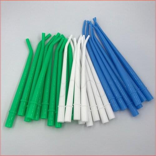 25Pcs dental Curved Tips Sterilized Surgical Aspirator Dental Saliva Ejector