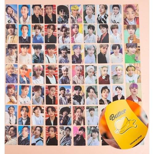 KPOP Bangtan Boys BUTTER Album Mini Photocard Memebers Paper Lomo Cards Posters Premium Photos Fan Collection Wholesale V Rm
