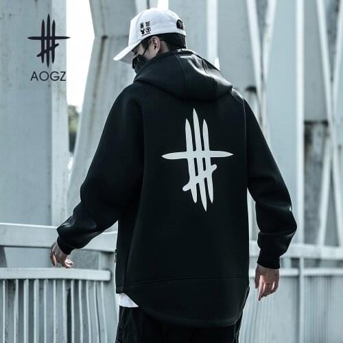 AOGZ Men's Zip Hoodies