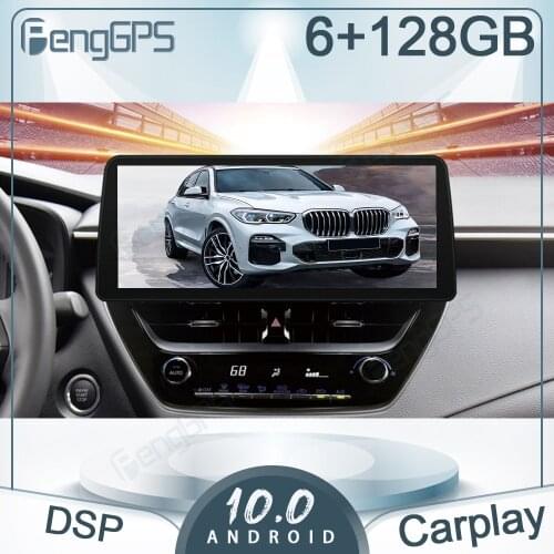 12.3“ Autoradio 6+128G Android 10.0 For Toyota Corolla 2019+ Car GPS Navigation Multimedia Player Head Unit Carplay Bluetooth