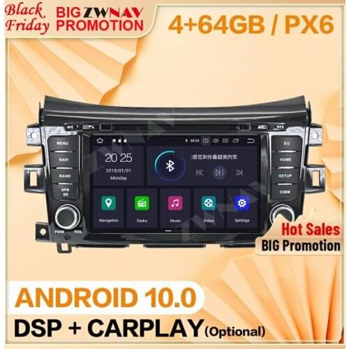 Carplay For 2014 2015 2016 2017 2018 NISSAN NP300 Navara Android 10 Screen Multimedia Auto Audio Radio GPS Navigation Head Unit