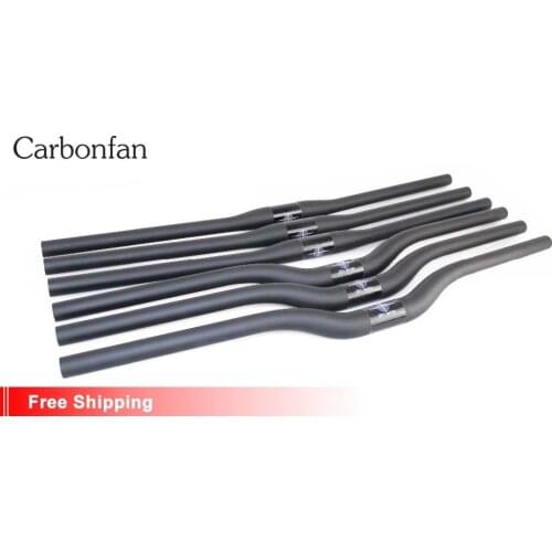 Carbonfan New Bar UD Full Carbon Fiber Flat Mountain Bike Parts Carbon Mountain Bicycle Handlebar