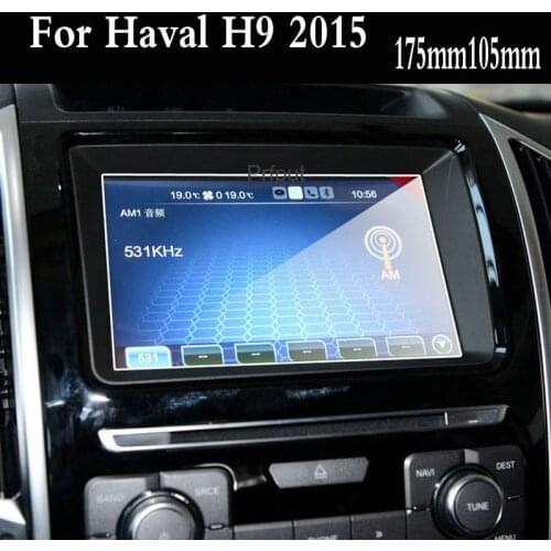 For Haval H9 2015-2020 Car GPS Navigation Screen Protector Auto Interior 9H Tempered Glass Protective Film Car Accessories