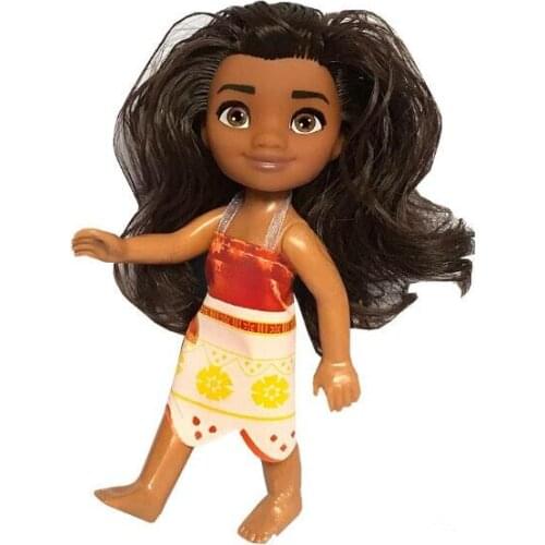 One fashion doll 6 Inch Action Figures Girls gifts Movie Princess Moana Doll Pendant Anime Collection Moana Figures Toys in box