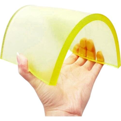 Leather Craft Punch Mat Transparent Rubber Mute Punching Hole Mute Board Professional Stamping Cutting Pad for DIY Sewing Tools