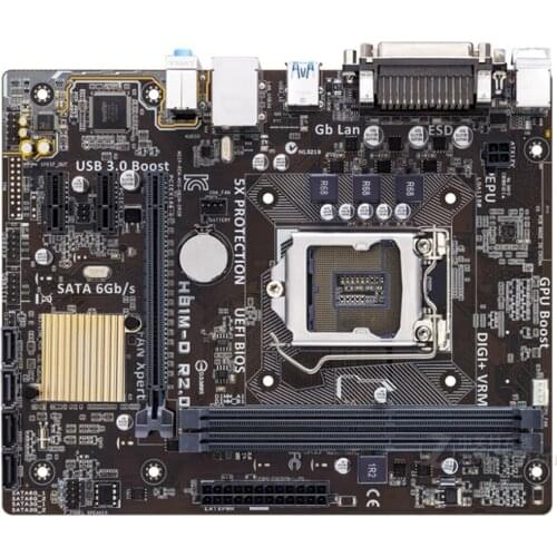 For Asus H81M-D R2.0 Desktop Motherboard H81 Socket LGA 1150 i3 i5 i7 DDR3 16G Micro-ATX UEFI BIOS Original Used Mainboard