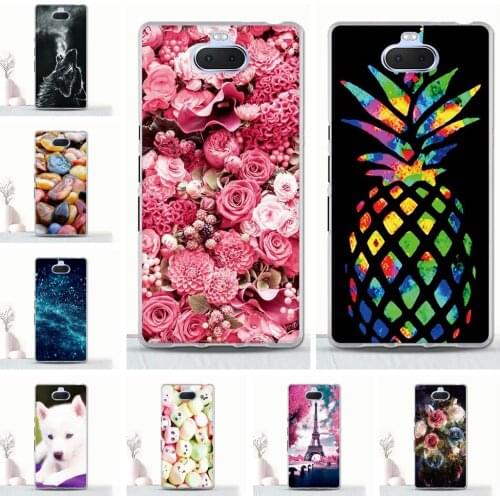 Soft TPU For Sony Xperia 10 Plus Silicone Bumper For Sony Xperia 10 Plus Case 3D Car Printed For Sony Xperia 10 Plus Phone Shell