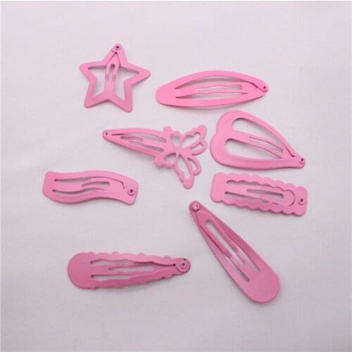 2020 spring and summer new BB clip water drop clip set geometric metal hair accessories