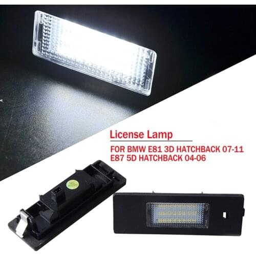Rear License Plate Light LampFit For BMW 1 Series E81 E87/E87N F20 F21,Z4 E85 E86 E89,F12 F13 F06 Car Accessories Assembly