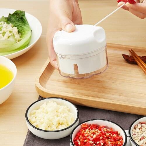 Garlic Presses Plastic Manual Cooking Machine Ginger Hand-Held Blender Chopped And Pressed Garlic Powder Mini Household Masher