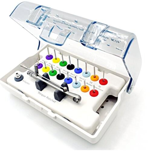 Dental Instrument Implant Torque Wrench Screw Ratchet Screwdrivers Handpiece Repair Kit Universal Prosthetic Kit Dentist Tool