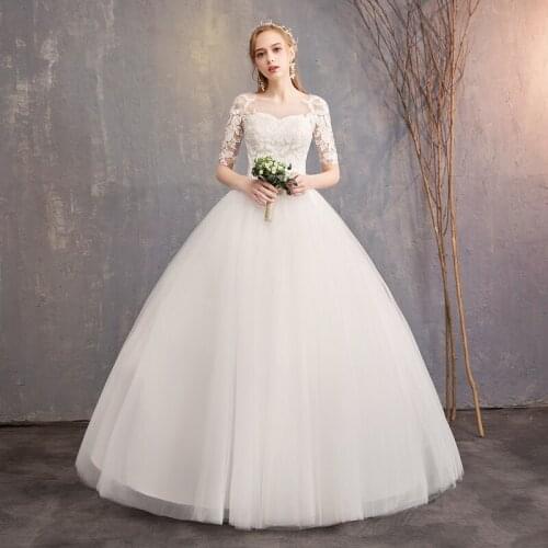 Wedding Dress 2020 New Bridal Dress Cheap Appliques Ball Gown Bride Dress