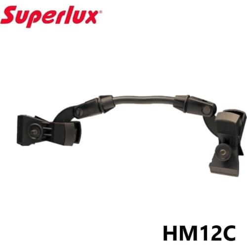 Superlux HM12C universal microphone clamp microphone stand microphone clip for Konka drum African drum microphone