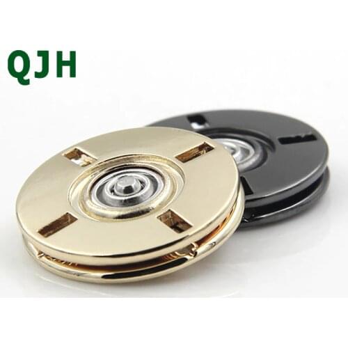 21mm 6pcs High quality plating Metal Snap Buttons 4holes Gold&Gun black Sweater&Coat Invisible sewing button clothes accessories