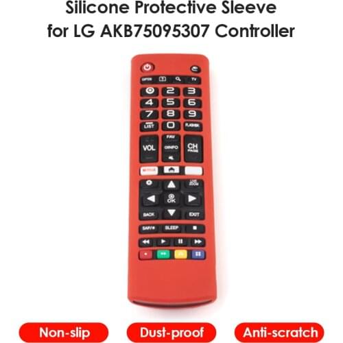 Protective Silicone Case Decor Dustproof Portable Carrying for LG TV AKB74915305 Shockproof Remote Control Cover