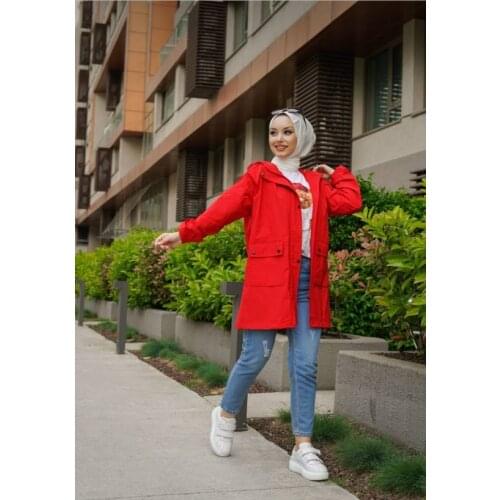 Womens raincoat long jacket muslim fashion islamic clothing