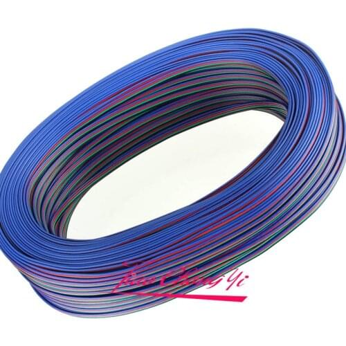 10-100m/lot 4PIN RGB Extension 4 Wire Cable Cord 3528/5050 RGB LED Strip Light
