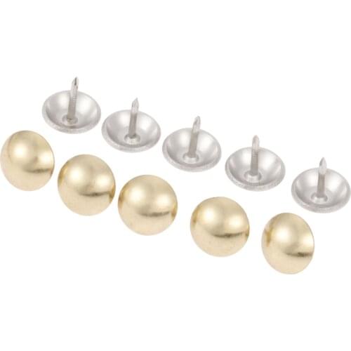 100Pcs Silver/Gold Pushpin Doornail Hardware Decorative Upholstery Nail Jewelry Gift Box Sofa Decorative Tacks Stud 11*11mm