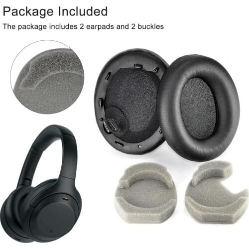 2pcs Ear Pads For Sony WH-1000XM4 BT Headphones Replacement Soft Memory Foam Earmuffs Cushion Breathable EarPads For WH 1000 XM4