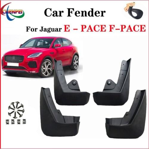 4pcs Special Fender For Jaguar E-PACE 2018-2019 F-PACE 2016-2020 Car Fender Auto Mudguard Tire Supplies Car Accessories