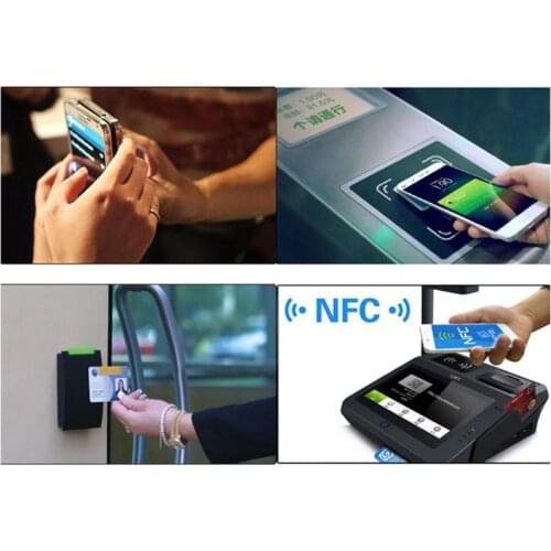 6PCS Universal NFC Ntag213 Tag Anti Metal Sticker NTAG 213 Metallic Badges Label