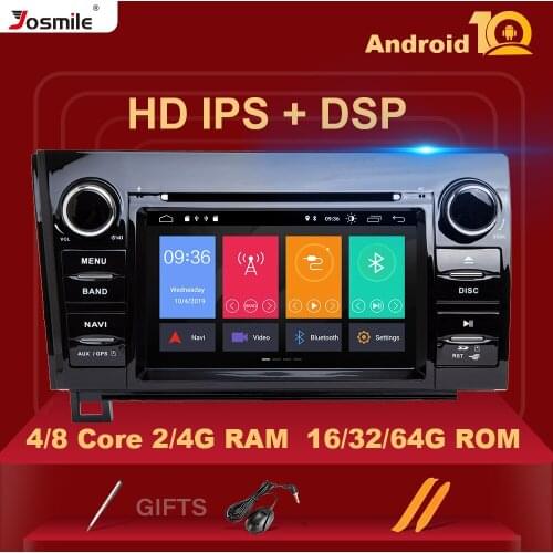 IPS DSP 4GB 64G 2 Din Android 10 Car Multimedia Player For Toyota Sequoia Tundra 2007-2013 radio Head unit GPS Navigation Stereo