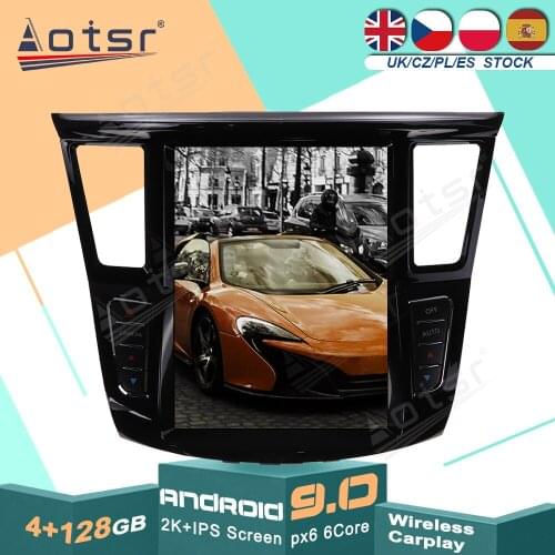 12.1″ Android 6.0 Tesla style Vertical screen Car GPS Navigation For Infiniti QX60 Stereo Multimedia Player Radio Mahogany