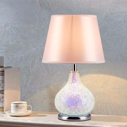 Free Shipping Modern Creative Glass Table Lamp Beside Lamp For Living Room Decorative Table Lamp Bedside Lamp For Bedroom Study