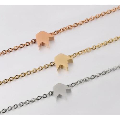 Crown Bead Bracelets Stainless Steel Mirror Polished Pendants Bracelets Pendants For Jewelry Making 10pcs/lot