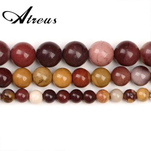 Egg Yolk Stone New Natural Stone Beads Shiny Round Beads For Jewelry Making 4/6/8mm Jadeite DIY Bracelets Necklace