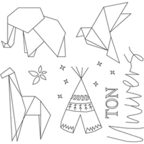 French Transparent Clear Stamp for DIY scrapbooking/Card Making C809