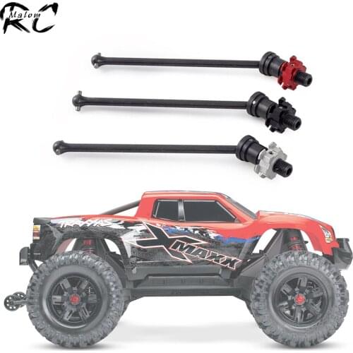 2 Pcs Heavy Duty Metal CVD Drive Shaft Front Rear Stub Axle Set for 1/5 RC Monster Truck Traxxas X-Maxx 77086-4 XMAXX Spare Part