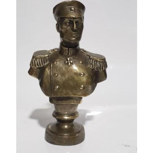 Brass Nakhimov Head portrait crafts statue