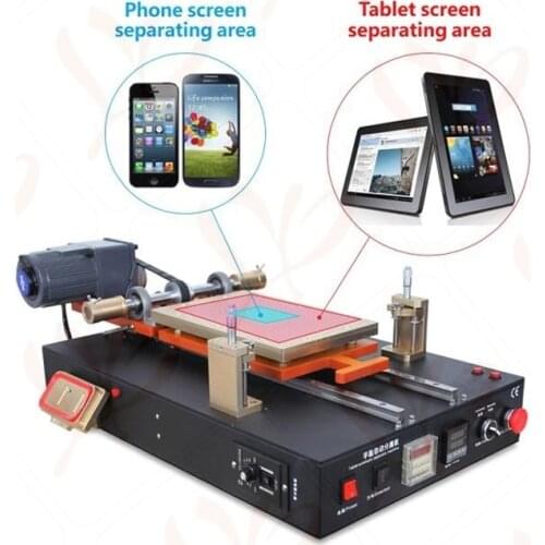 LY 949V 14 Inches Semi-automatic Built-in Vacuum Pump Tablet LCD Screen Separator Middle Frame Separating Machine