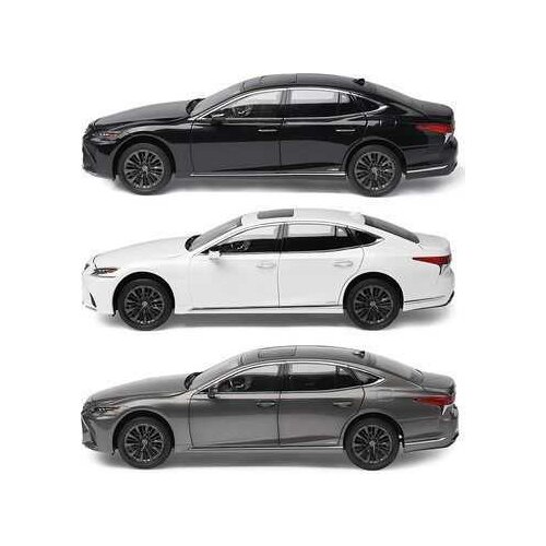 1:18 Diecast Model forToyota Lexus LS500h 2018 Sedan Alloy Toy Car Miniature Collection Gift Ls 500 LS500 LC500