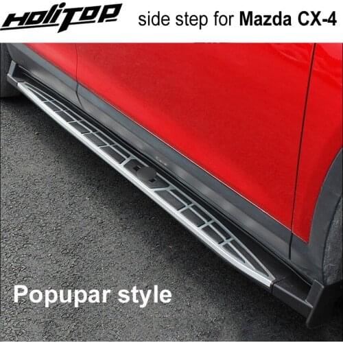 New arrival running board side step bar foot pedal for Mazda CX-4, supplied by ISO9001 factory, hot sale in China, recommended