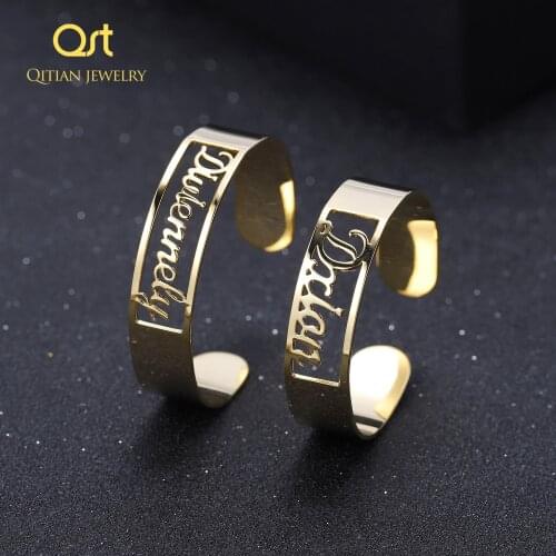 New Design Stainless Steel Custom Name ID Bar Bracelet For Boy Girl Gold Color Charm Children Bracelets Best Friends Gifts