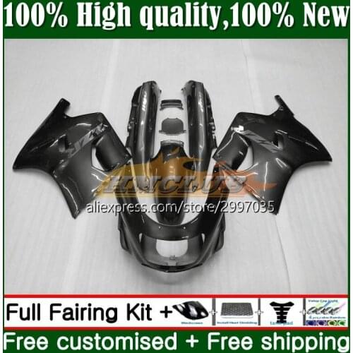 Body For KAWASAKI NINJA ZX11R Metal grey ZX-11R ZZR 1100 CC 0No.144 ZZR1100 ZX11 ZX-11 R 90 91 92 ZX 11R 1990 1991 1992 Fairing