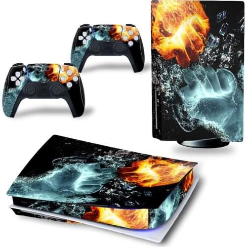PS5 disk version skin sticker Suitable for PlayStation 5 console and controller PS 5 skin sticker film