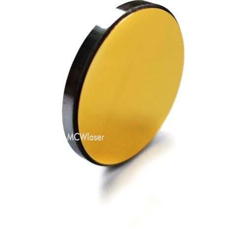 MCWlaser High Power Si Mirror Gold-Plated Silicon Reflection Dia:38mm For CO2 Laser Engraving Cutter Machine 40W-150W