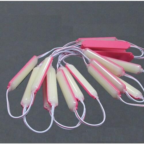 100pcs 2.4w 76x17mm waterproof LED COB Module Moto Truck Commercial Lightbox Backlight Letter Sign LOGO Module light 160 degree