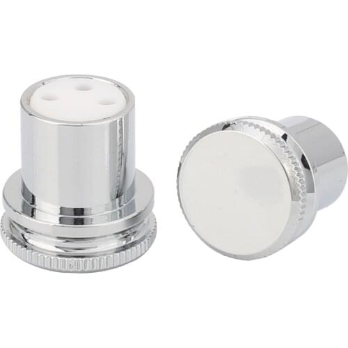 2PC CP004 XLR Female Socket Cap Noise Stopper Shielding Caps