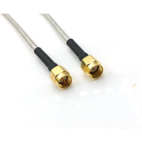 20PCS SMA male plug to RP-SMA male straight pigtail cable RG402